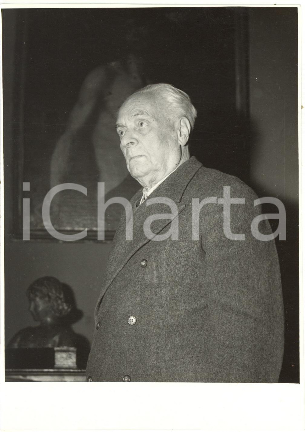 1955 ca FIRENZE - Gaetano PIERACCINI - Ritratto dell'ex-sindaco *Foto 13x18 cm