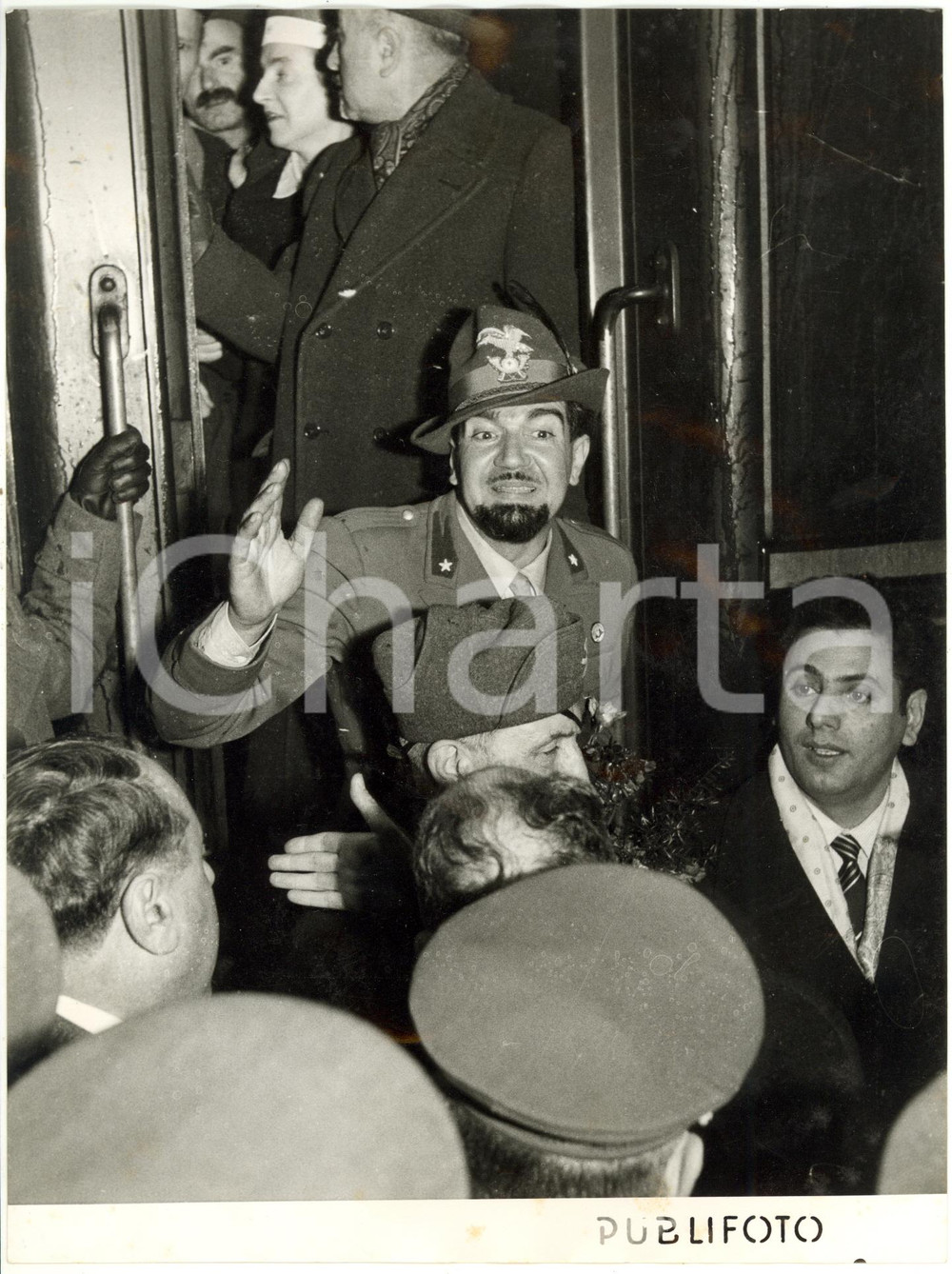 1954 UDINE - Arrivo del Tenente medico Enrico REGINATO ex-prigioniero in URSS