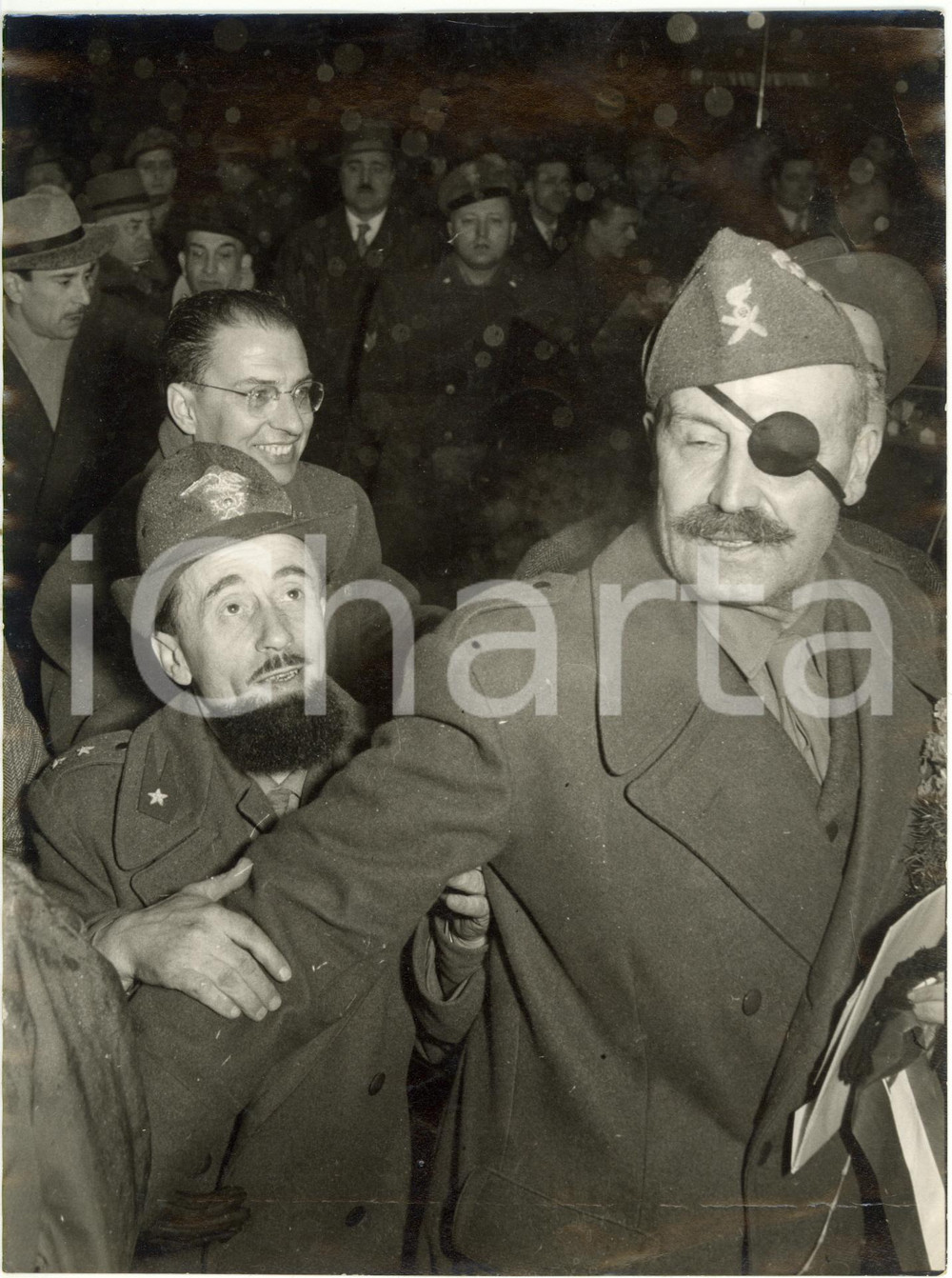 1954 UDINE - Arrivo di Nicola RUSSO e padre Davide BREVI reduci dall'URSS *Foto