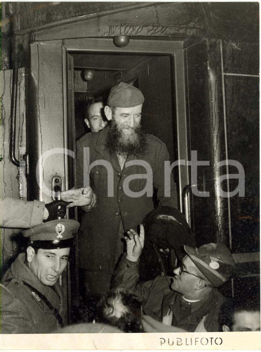 1954 UDINE Stazione - Arrivo di Pietro ALAGIANI reduce dalle prigioni sovietiche