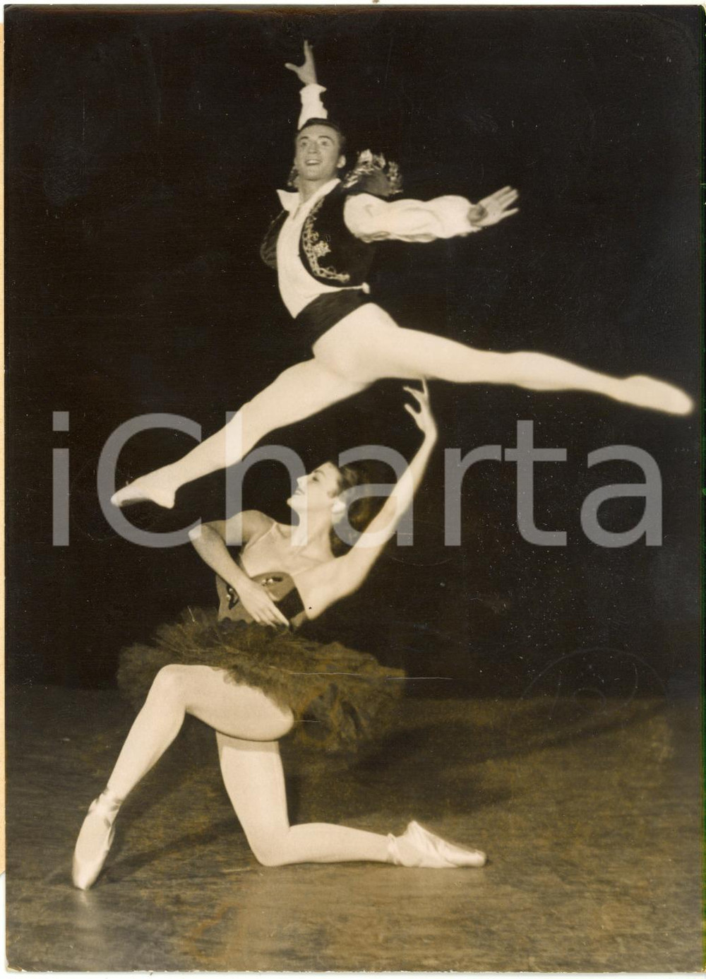 1953 PARIS BALLET Théâtre de l'Empire - Nora KOVACH et  Istvan RABOVSKY *Photo