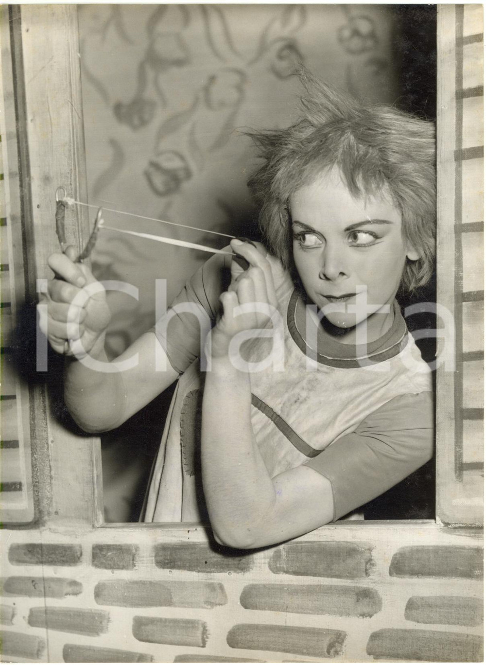 1954 LONDON Sadler's Wells Theatre - Maryon LANE during dress rehearsal *Photo