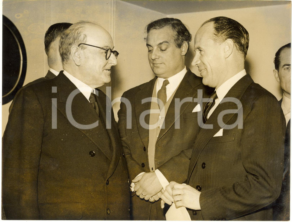 1958 LONDON Board of Trade - Aubrey JONES with Mark WOODNUTT and H.J. WARD