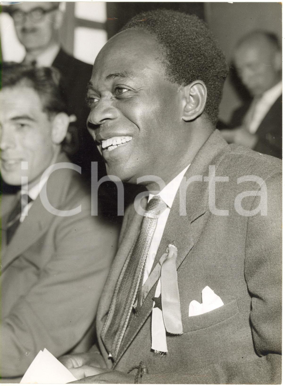 1958 LONDON Airport - Kwame NKRUMAH Prime Minister of GHANA - Portrait *Photo