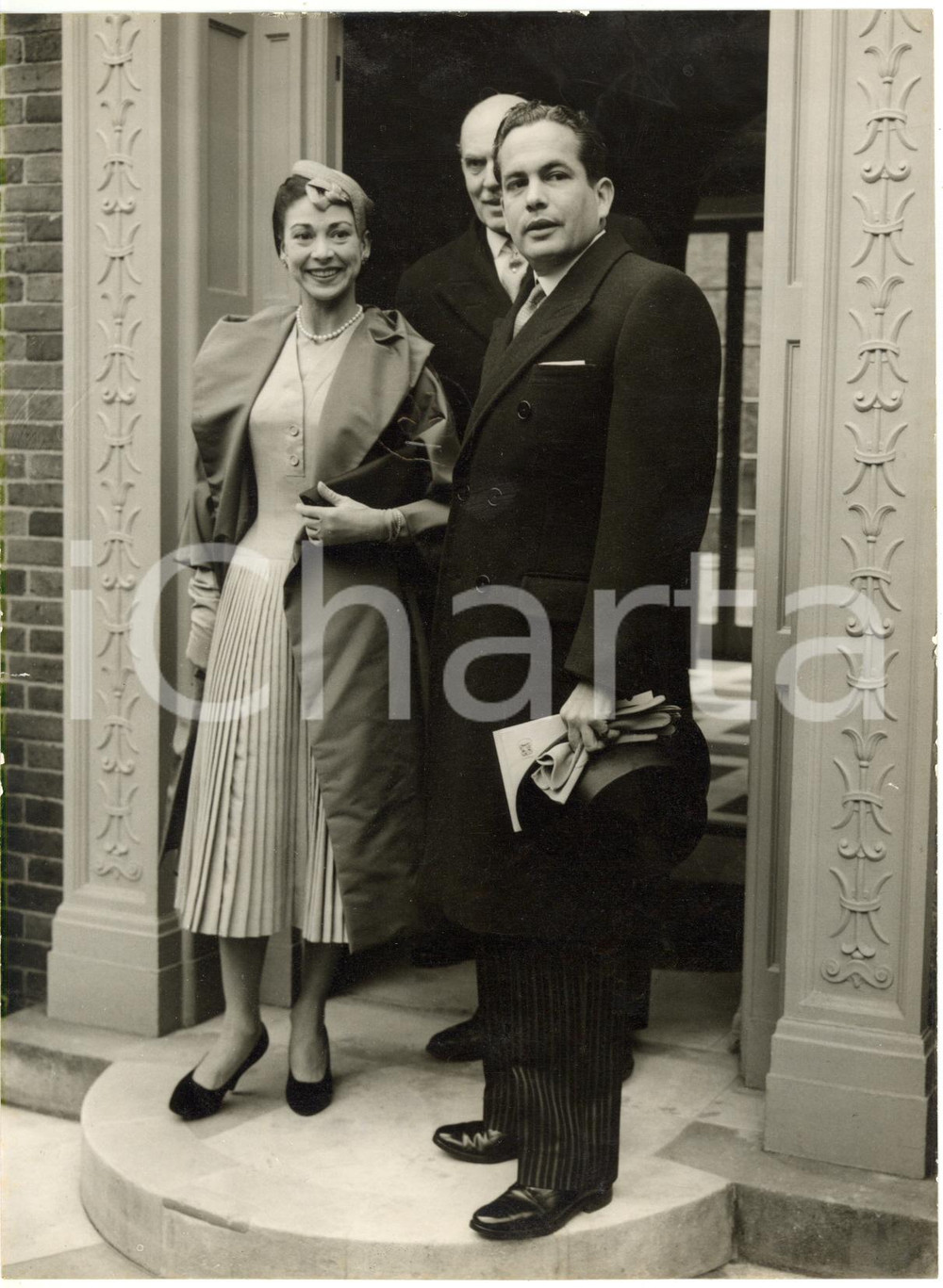 1955 LONDON Embassy of Panama - Margot FONTEYN and her husband Roberto ARIAS