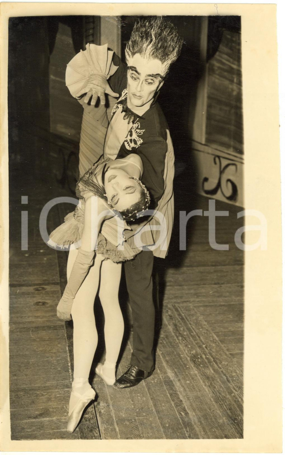 1956 LONDON Royal Opera House - Leslie EDWARDS Nadia NERINA in "Noctambules"