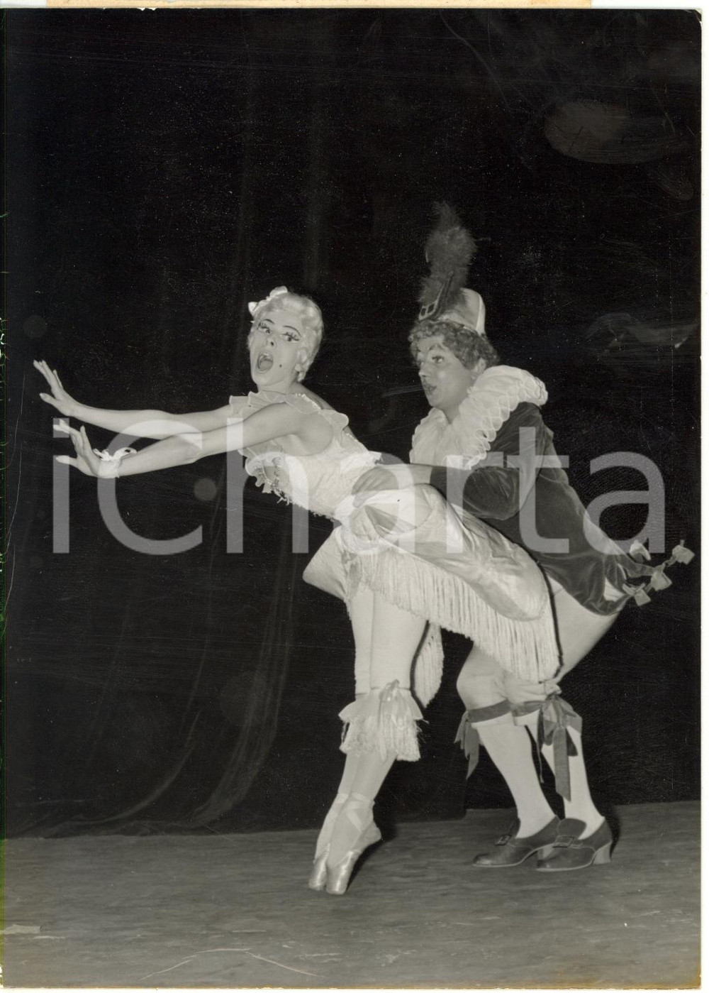 1962 PARIS Théâtre des Champs-Élysées - Dolorès LAGA et Jean-Pierre LORIOT 
