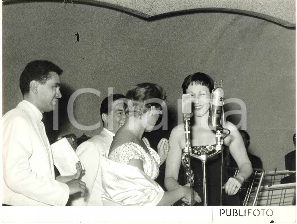 1954 GENOVA 1° Festival Canzone Francese - Enzo TORTORA Flo SANDON'S Renée LEBAS