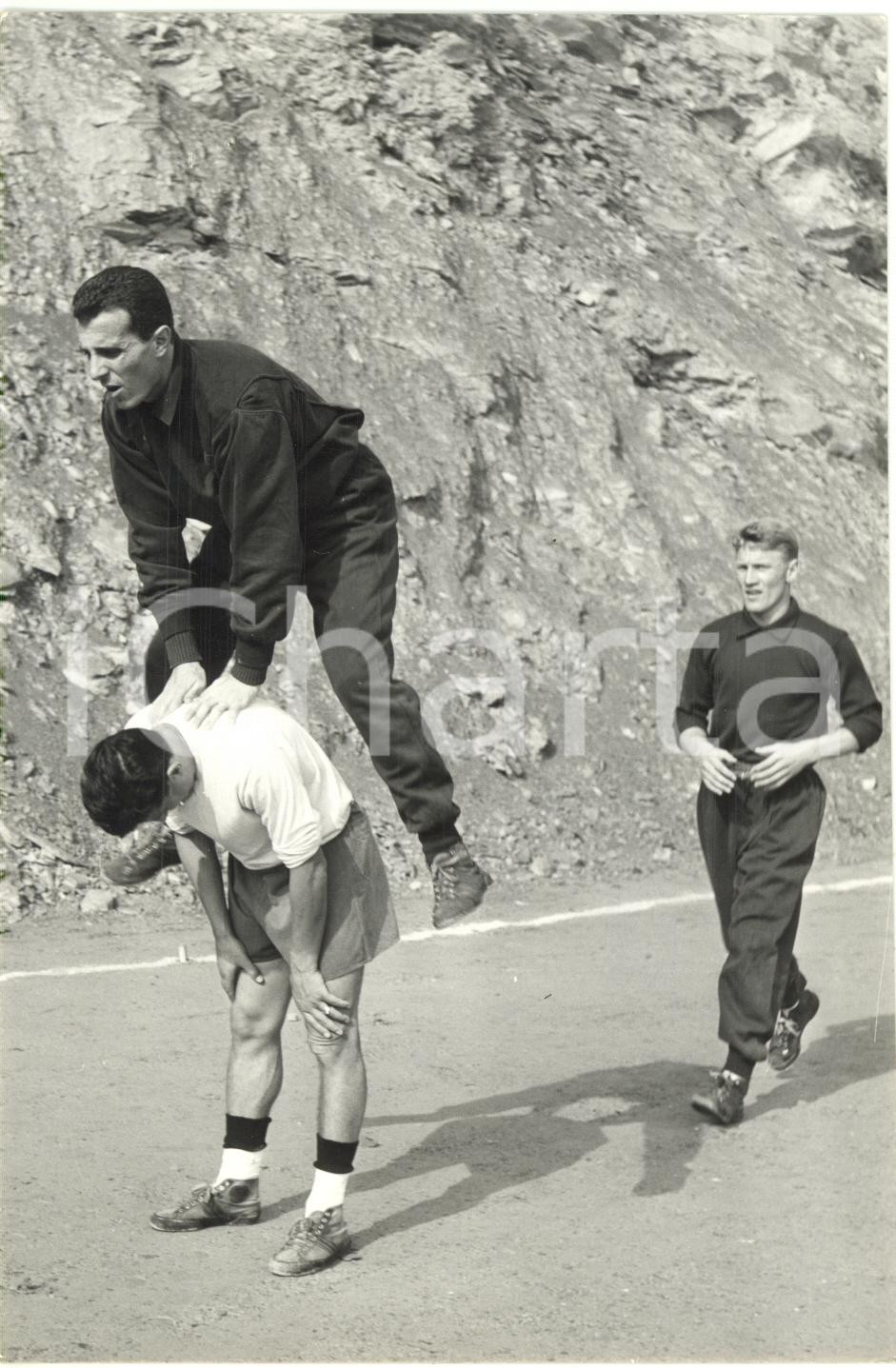 1959 CALCIO Allenamento GENOA - Giorgio GHEZZI Lorenzo PICCOLI Mario PANTALEONI