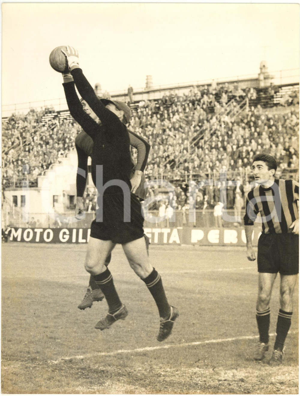 1959 CALCIO Coppa Italia ATALANTA vs GENOA - Parata di Angelo BOCCARDI *Foto