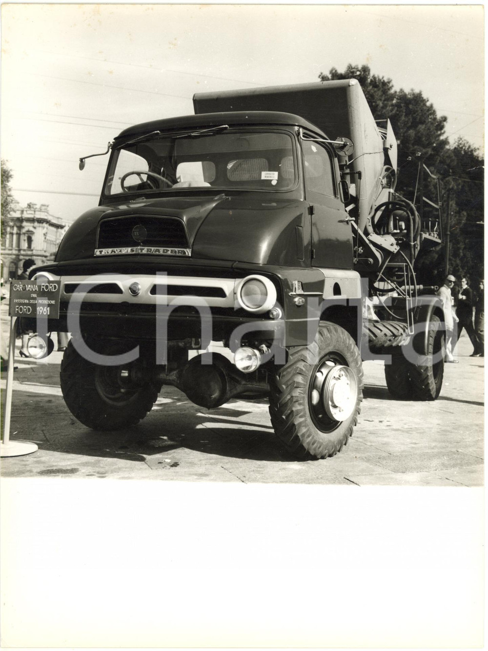 1961 GENOVA BRIGNOLE - Presentazione autocarro FORD THAMES TRADER *Foto 18x24