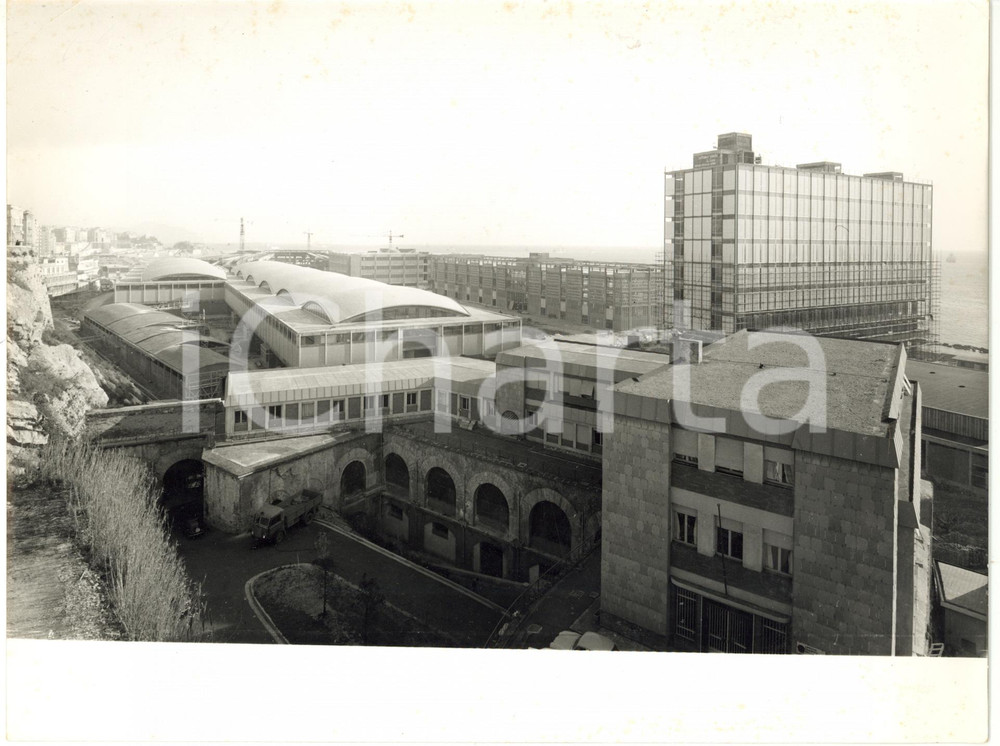 1963 GENOVA FOCE - Vista sul nuovo quartiere fieristico *Foto VINTAGE 24x18 