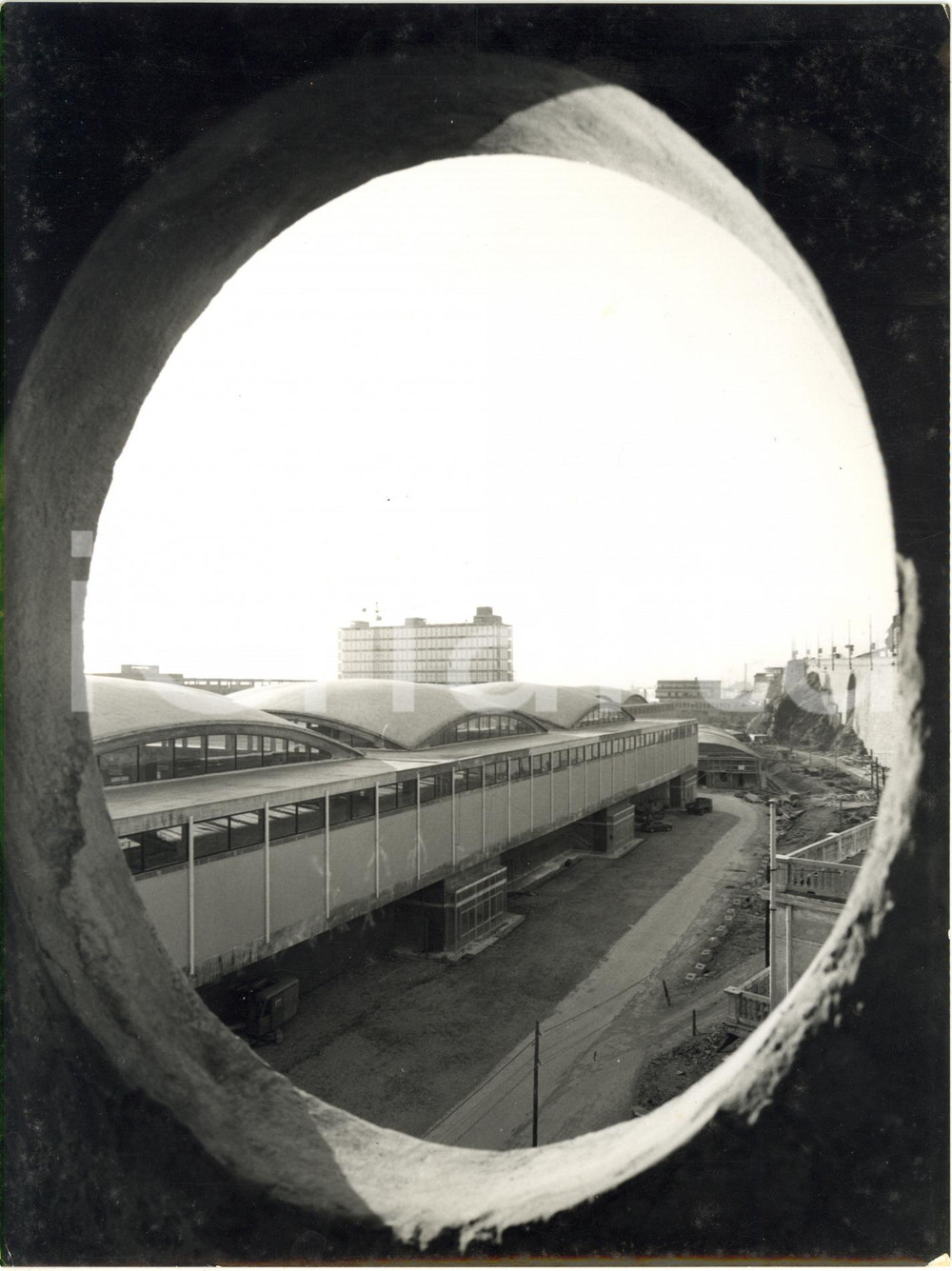 1963 GENOVA FOCE - Vista sul nuovo quartiere fieristico *Foto VINTAGE 18x24 cm