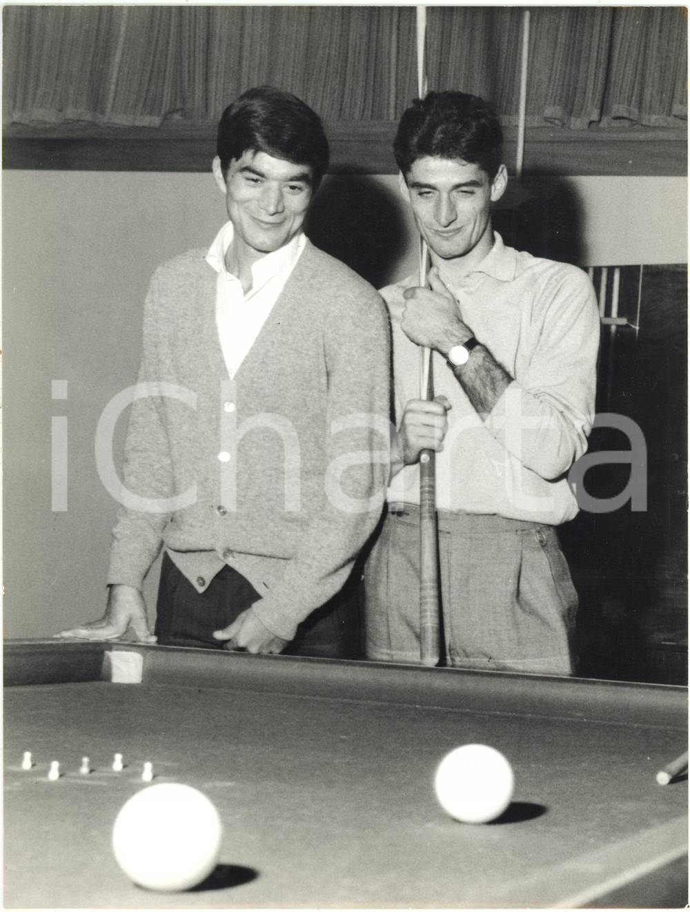 1966 APPIANO GENTILE Nazionale CALCIO - Antonio JULIANO e Angelo DOMENGHINI