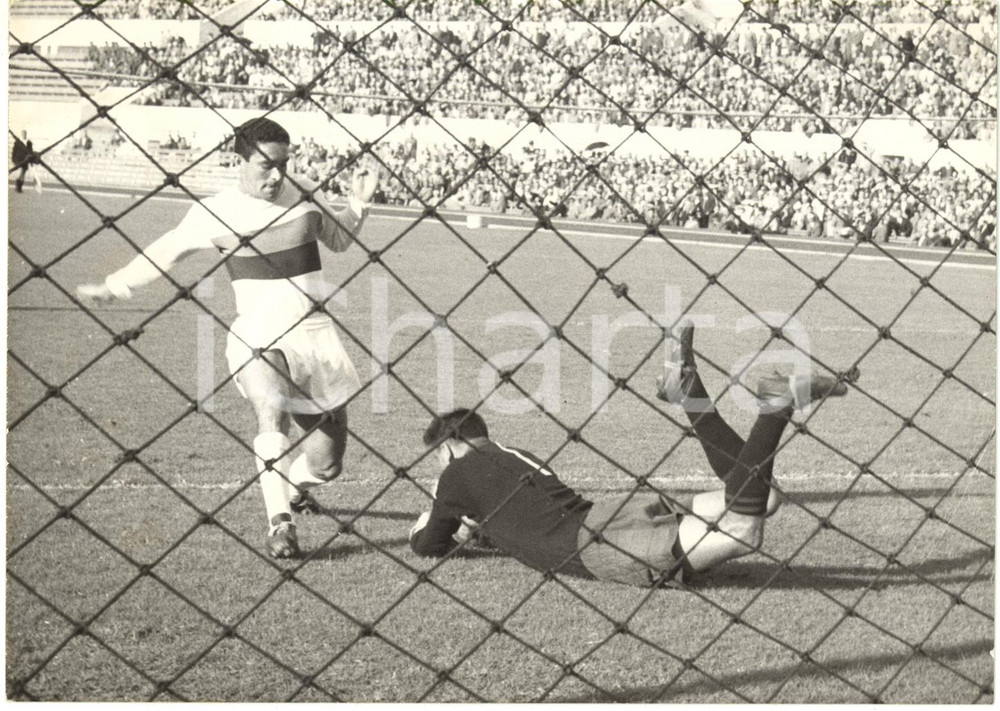 1957 ROMA Stadio Olimpico ROMA vs GENOA 2-1 - Renato GALDOLFI para Dino DA COSTA