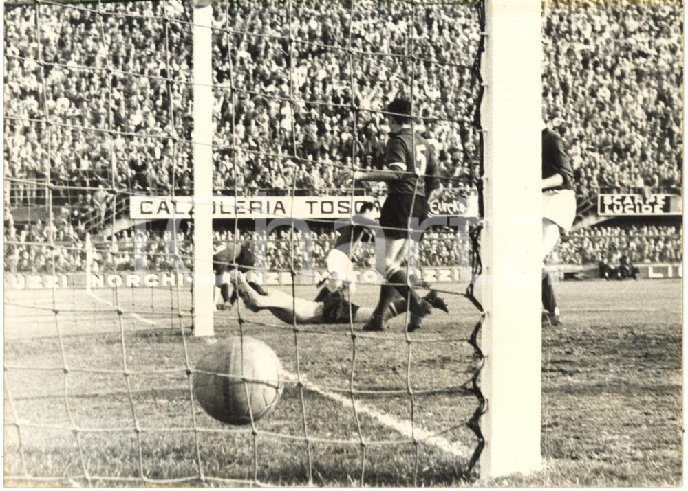 1956 FIRENZE Stadio Comunale FIORENTINA vs BOLOGNA - Rete di Cesarino CERVELLATI