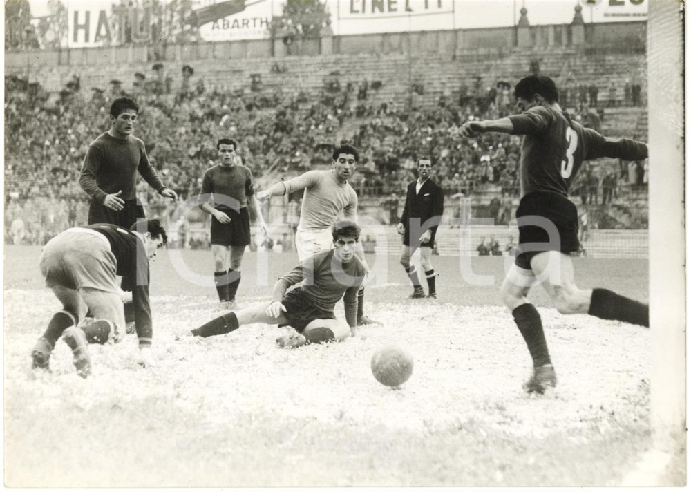 1960 ca MILANO CALCIO - Allenamento della nazionale *Foto 18x13 cm