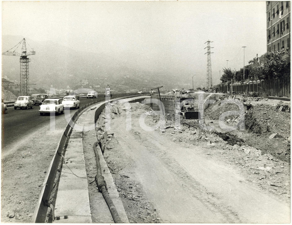 1962 GENOVA CERTOSA A7 Autostrada dei Giovi - Lavori di raddoppio (2) *Foto