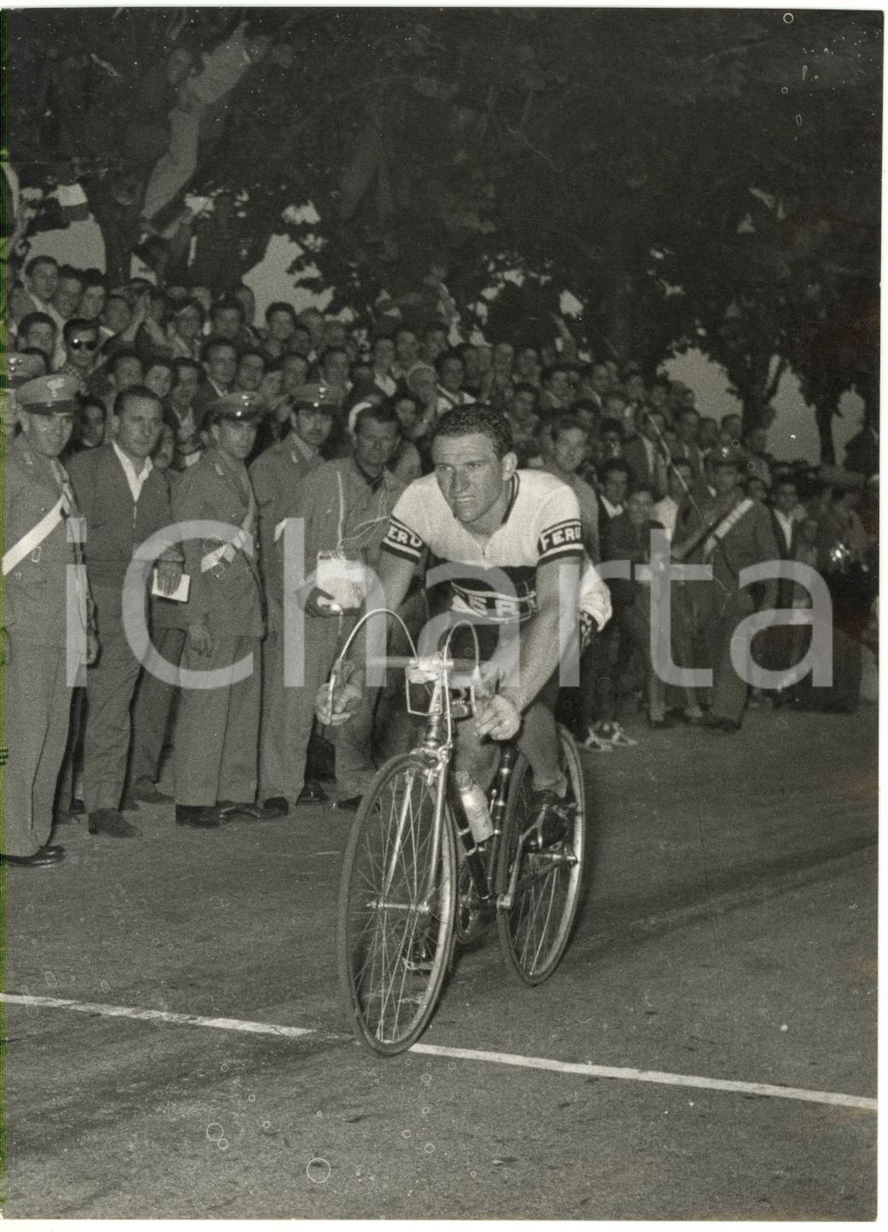 1954 LECCO CICLISMO Tour de Suisse - Donato ZAMPINI vince la terza tappa *Foto