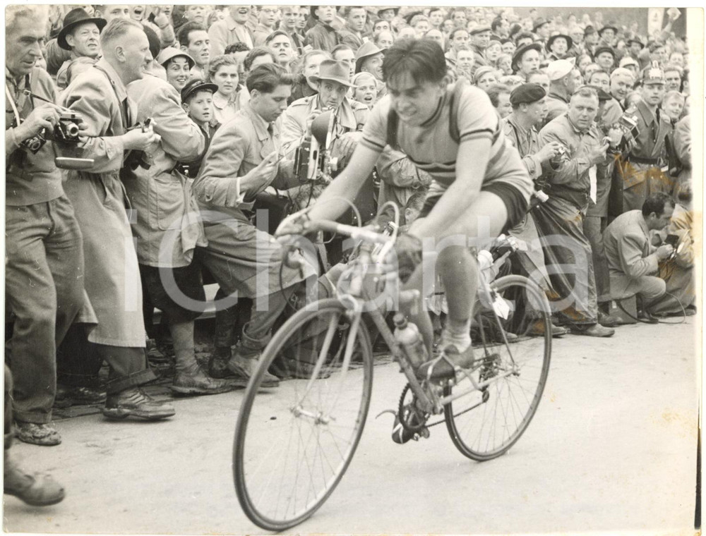 1954 SOLINGEN Mondiali CICLISMO - Emiel VAN CAUTER vince campionato dilettanti
