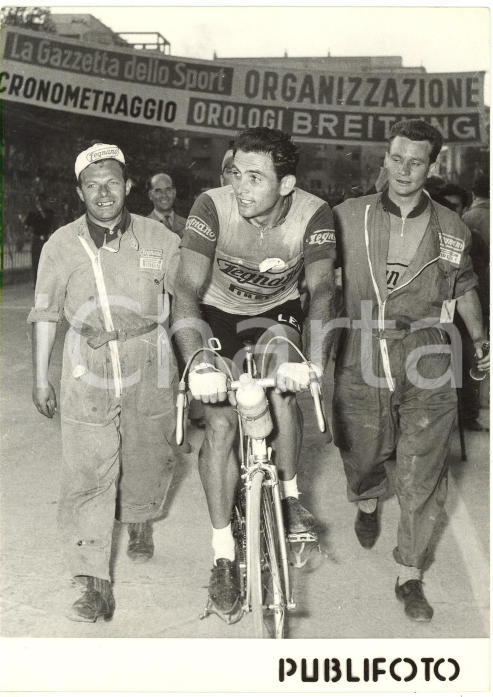 1955 NAPOLI CICLISMO Giro d'Italia - Vincenzo ZUCCONELLI vincitore di tappa 