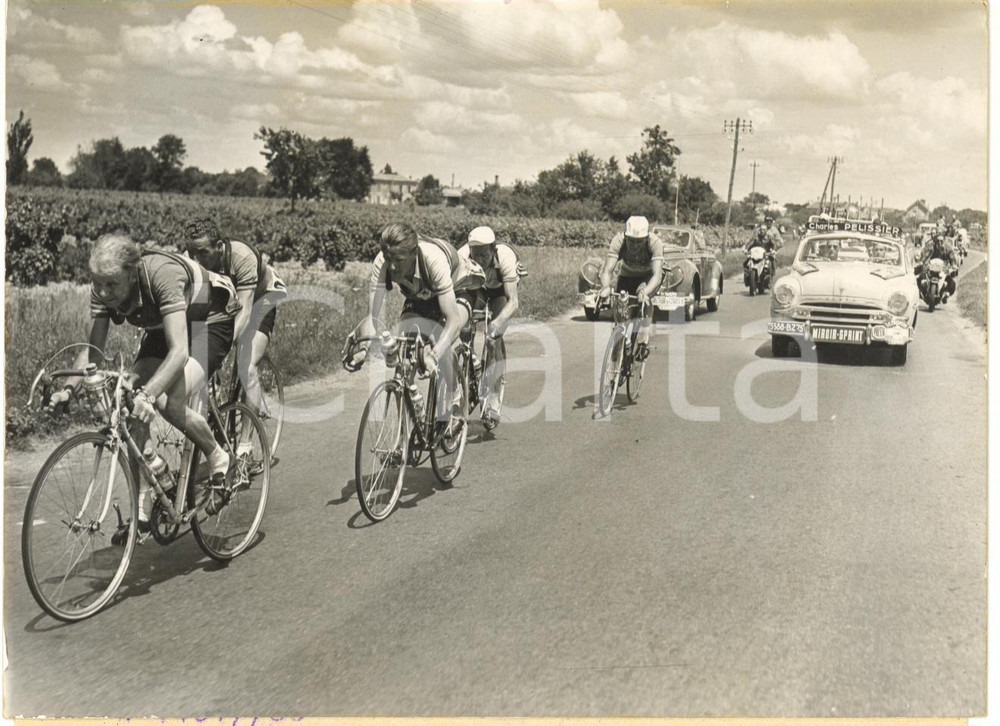 1960 ca FRANCE CYCLISME - Marcel DIERKENS Jan NOLTEN Roger WALKOWIAK *Photo