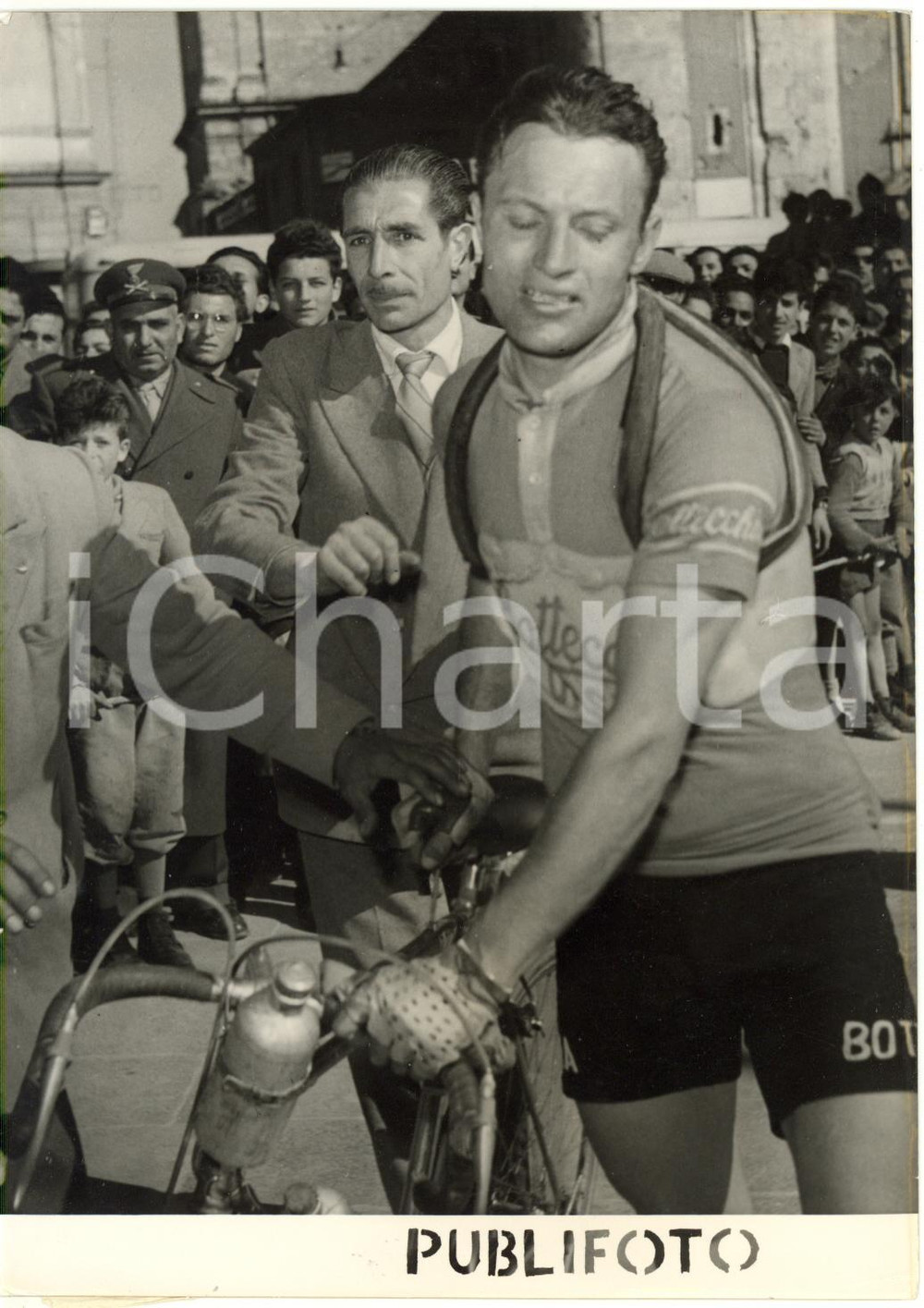 1953 CALTANISSETTA Giro di Sicilia - Aldo ZULIANI vincitore della prima tappa