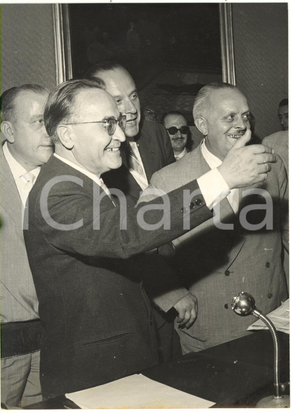 1958 NAPOLI Ospedale Domenico Cotugno - Visita del ministro Vincenzo MONALDI