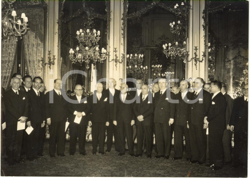 1959 ROMA Giuramento Governo SEGNI II - Giovanni GRONCHI con i ministri *Foto