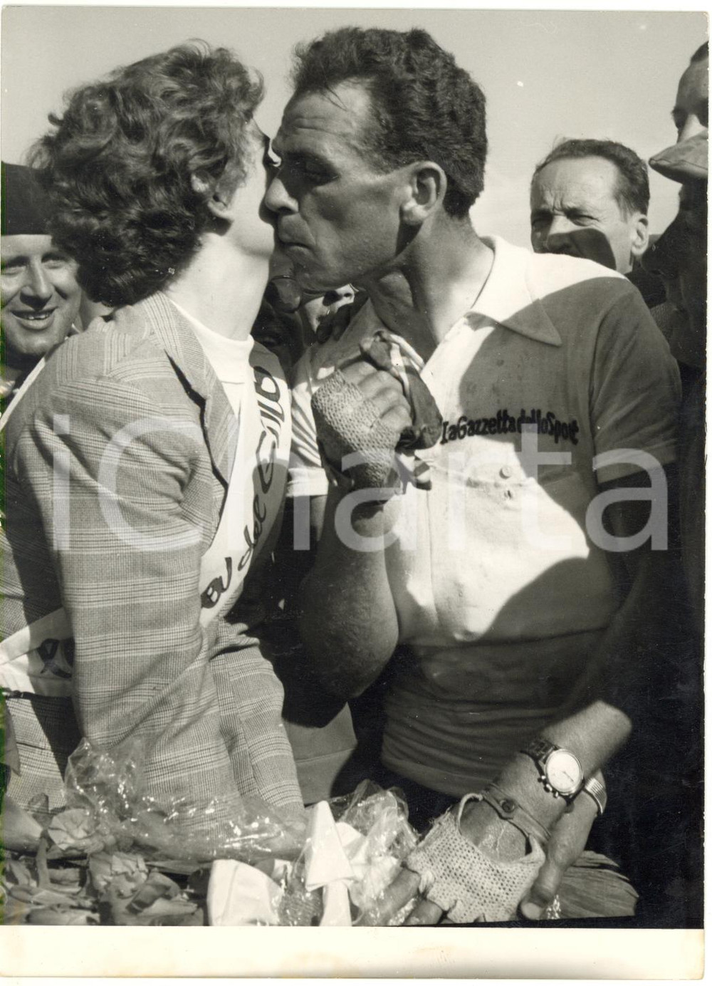 1954 GIRO D'ITALIA Rik VAN STEENBERG vincitore tappa Riva del Garda-Abano Terme