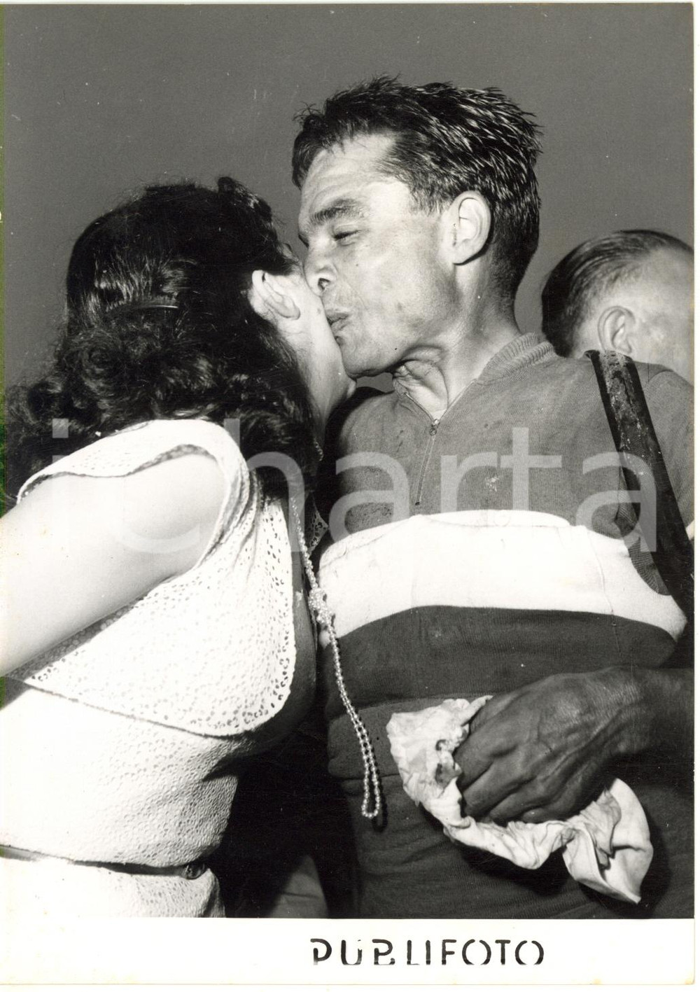 1955 TRENTO GIRO D'ITALIA - Jean DOTTO vince 19^ tappa Cortina d'Ampezzo-Trento