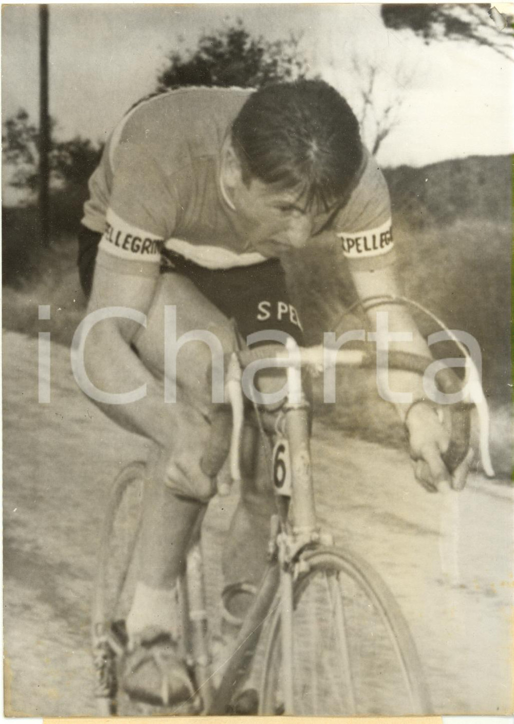 1960 CICLISMO PARIGI-NIZZA - Romeo VENTURELLI durante la tappa Vergèze-Nîmes 