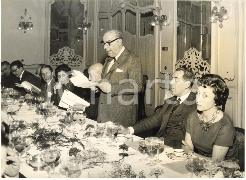 1959 MILANO - Discorso di Ernesto SOSPISIO presidente della Fiera di Trieste