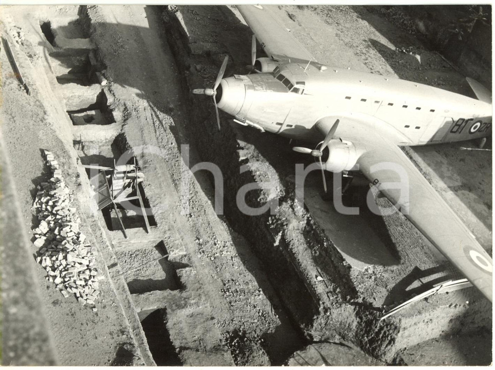1959 ROMA CIRCO VARIANO - Aereo S.M.85 per trasferimento reperti archeologici