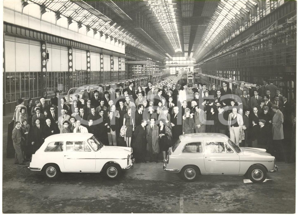1960 MILANO Stabilimento INNOCENTI - Presentazione nuova A40 *Foto 18x13 cm