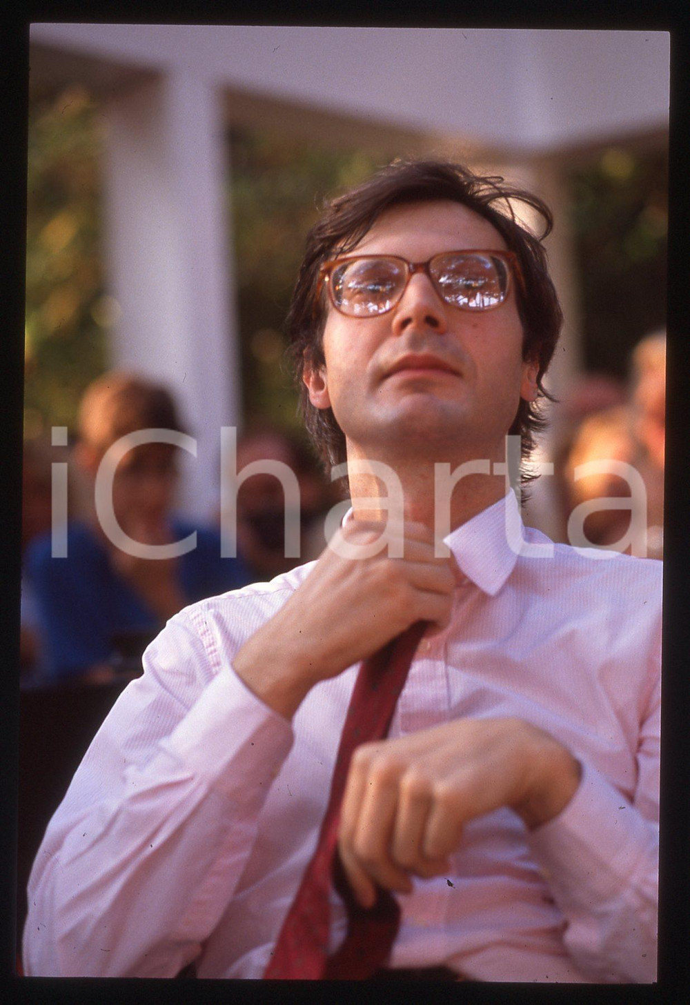 35mm vintage slide*1995ca COSTUME Vittorio SGARBI Ritratto del critico d'arte 25