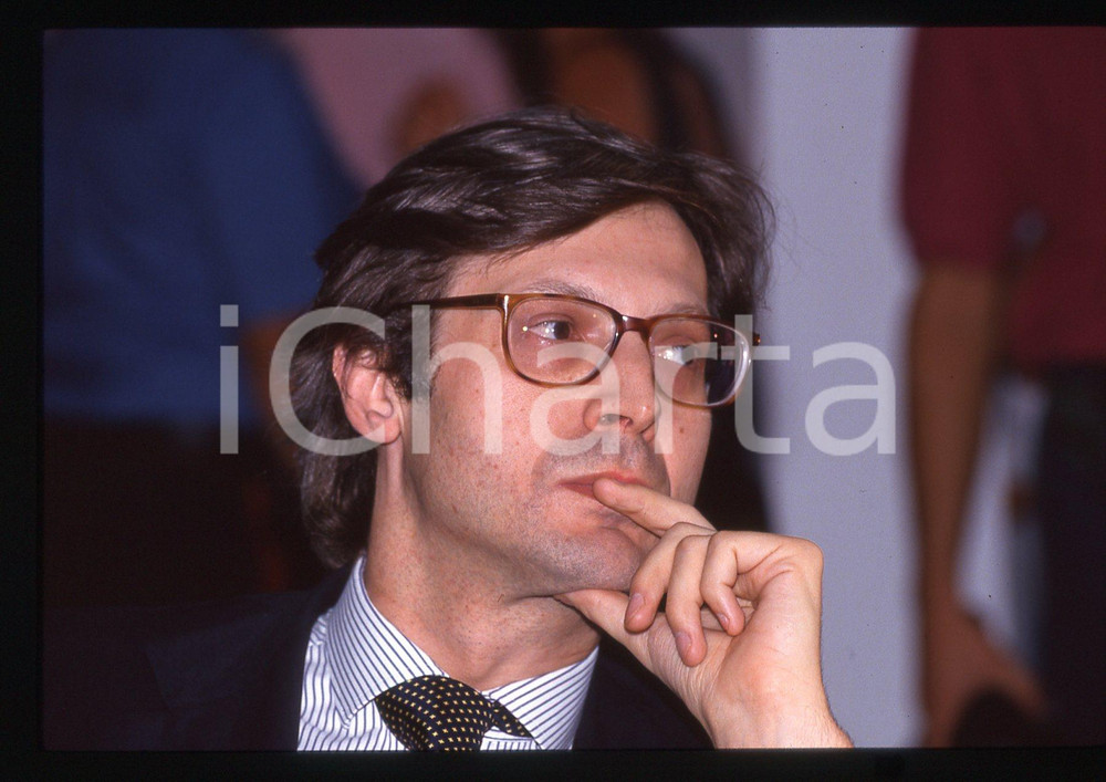 35mm vintage slide*1995ca COSTUME Vittorio SGARBI Ritratto del critico d'arte 41