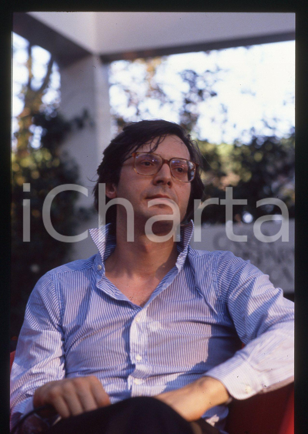 35mm vintage slide*1995ca COSTUME Vittorio SGARBI Ritratto del critico d'arte 44