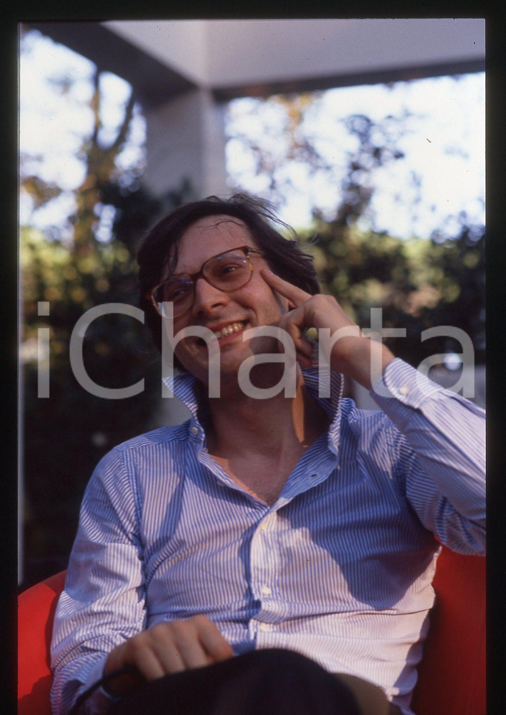 35mm vintage slide*1995ca COSTUME Vittorio SGARBI Ritratto del critico d'arte 45