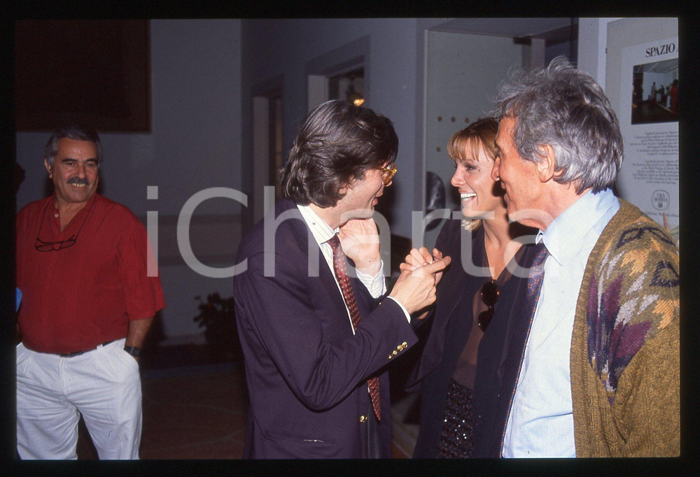 35mm vintage slide*1985 ca  COSTUME  Patrizia CASELLI Walter CHIARI Ritratto 12