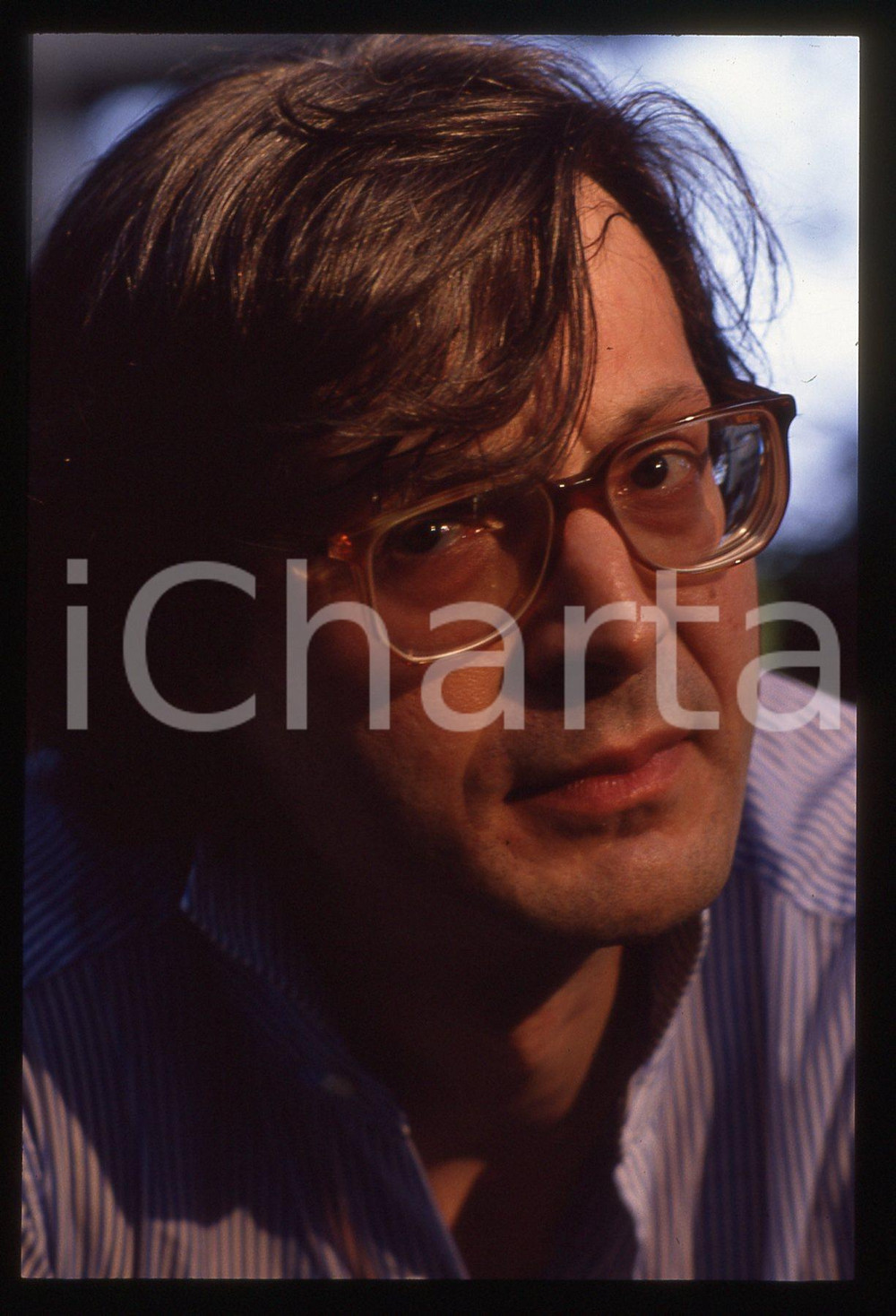 35mm vintage slide*1995ca COSTUME Vittorio SGARBI Ritratto del critico d'arte 62