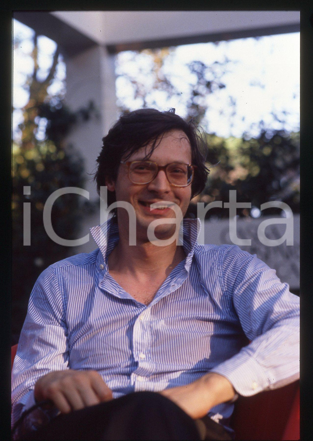 35mm vintage slide*1995ca COSTUME Vittorio SGARBI Ritratto del critico d'arte 64