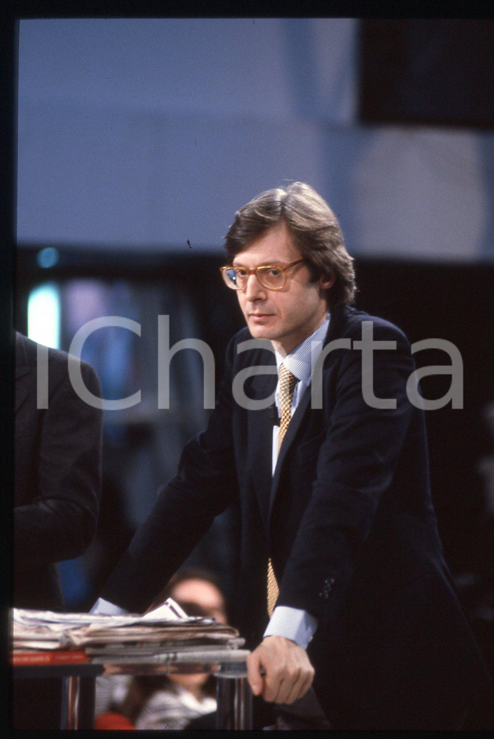 35mm vintage slide*1995ca COSTUME Vittorio SGARBI - Ritratto (66)