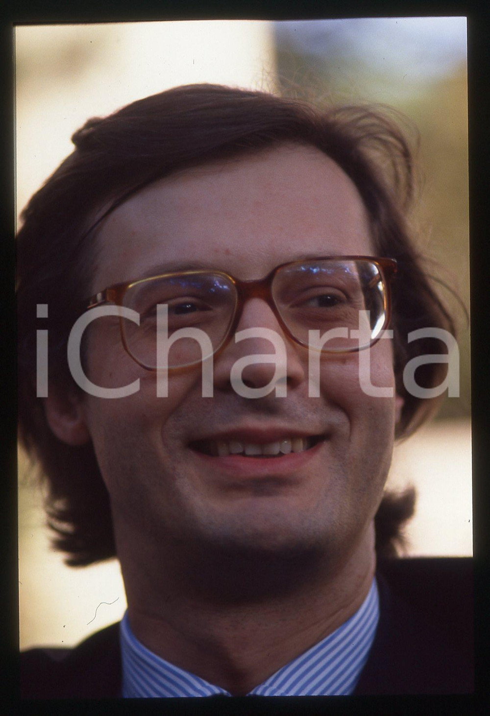 35mm vintage slide*1995ca COSTUME Vittorio SGARBI Ritratto del critico d'arte 81