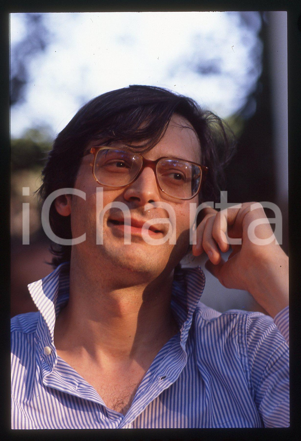 35mm vintage slide*1995ca COSTUME Vittorio SGARBI Ritratto del critico d'arte 82