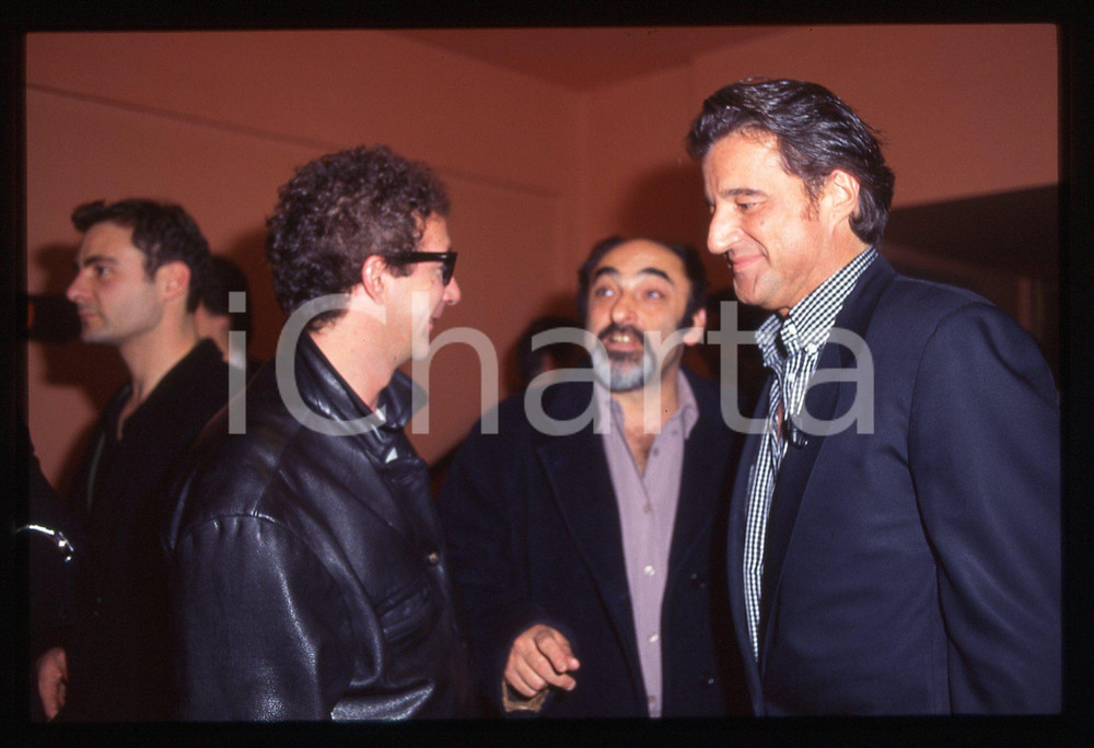 35mm vintage slide*1995 ROMA Alessanro HABER Francesco NUTI Christian DE SICA