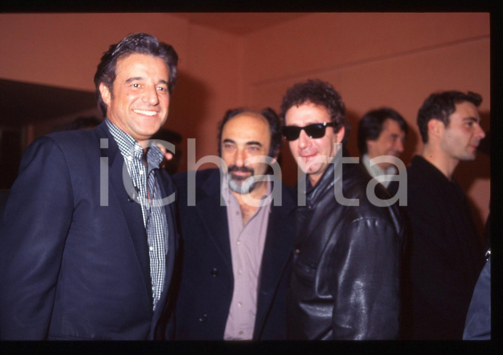 35mm vintage slide*1995 ROMA Christian DE SICA Francesco NUTI Alessandro HABER 1