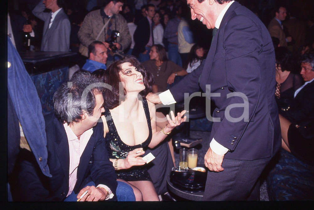 35mm vintage slide*1990ca ROMA Carmen DI PIETRO Pier Luigi TORRI al GILDA *1 