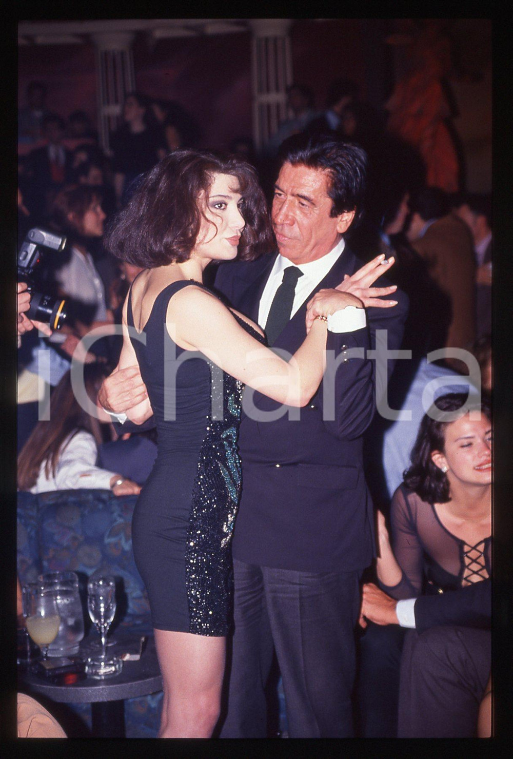 35mm vintage slide* 1990ca ROMA Carmen DI PIETRO Pier Luigi TORRI al GILDA 5