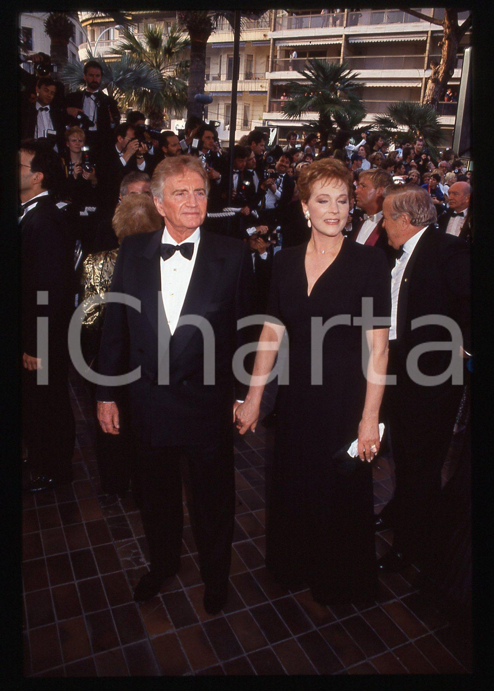 35mm vintage slide* 1992 CANNES Blake EDWARDS Julie ANDREWS Ritratto